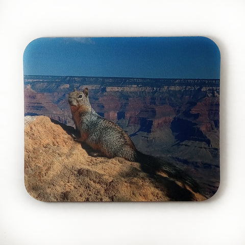 Grand Canyon Squirrel Mouse Pad