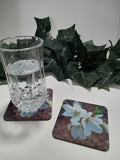 Vintage Looking Apple Blossoms Coasters