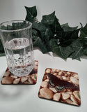 Butterfly Coasters and Glass